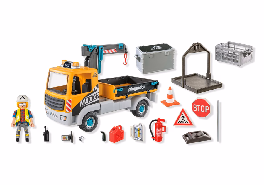 Construction Truck with Crane