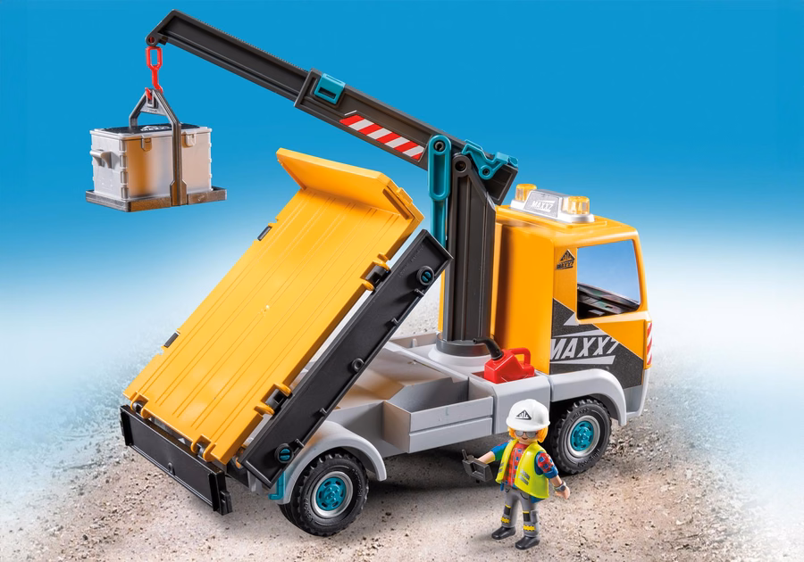 Construction Truck with Crane