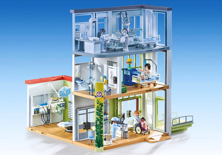 Modern hospital