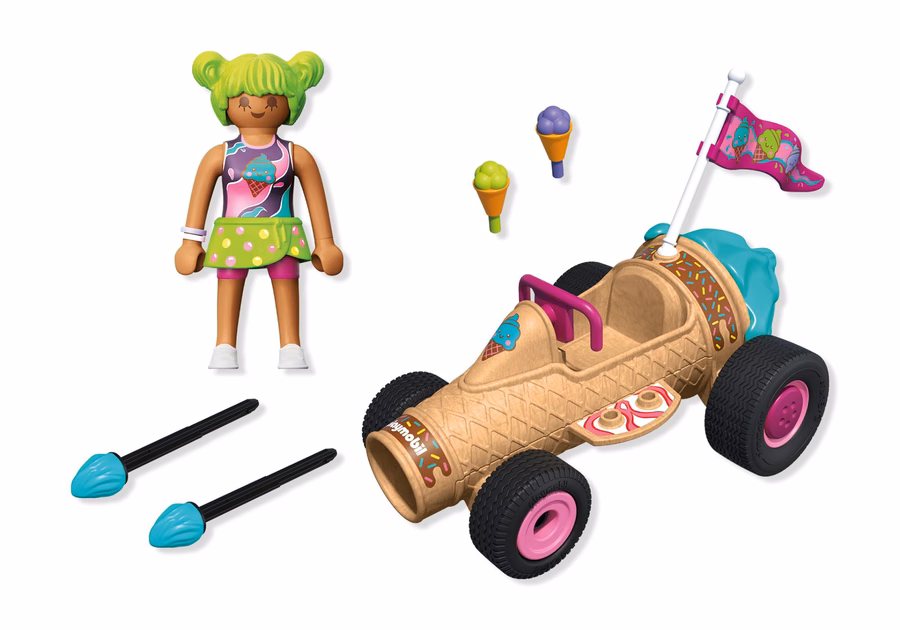 Racing Ice Cream Cone
