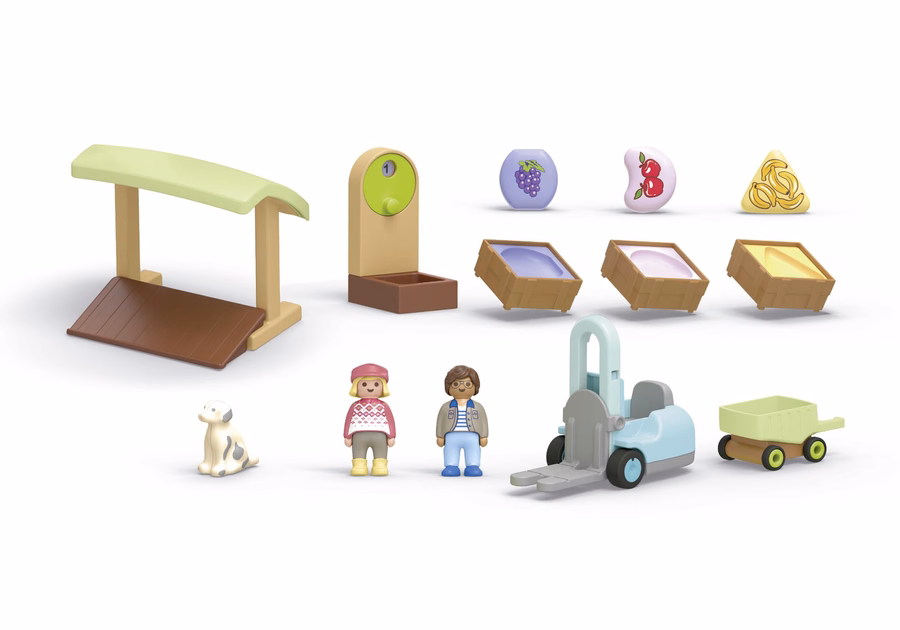 JUNIOR: Organic Market Stall & Forklift