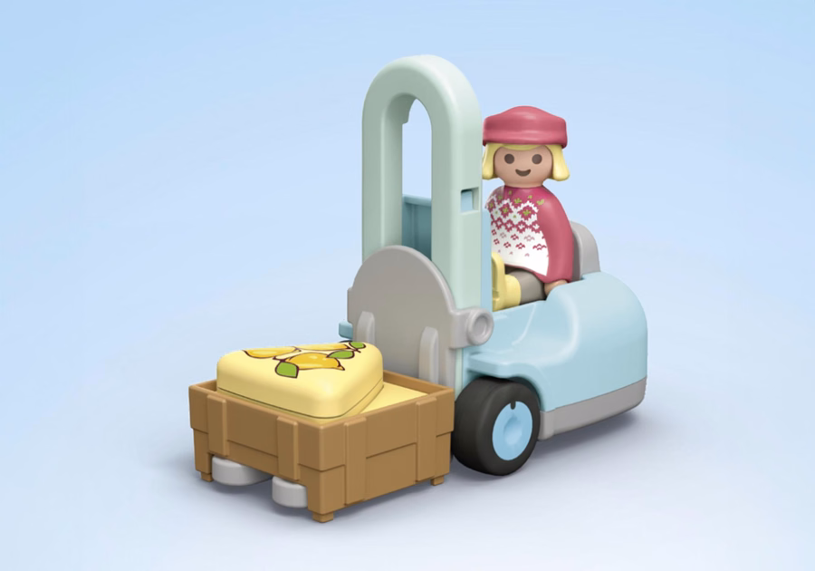 JUNIOR: Organic Market Stall & Forklift