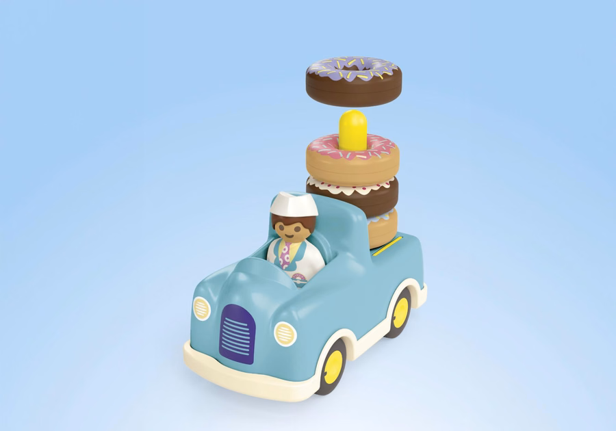 JUNIOR: Crazy Donut Truck with Stacking and Sorting Feature