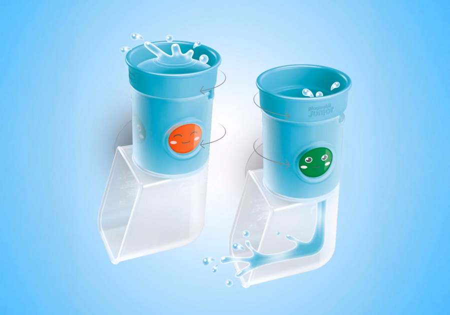 JUNIOR AQUA: Pour and Play Water Tank with Slide