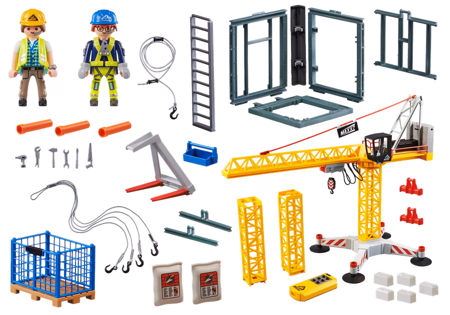 RC Crane with Building Section