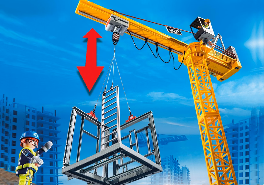RC Crane with Building Section